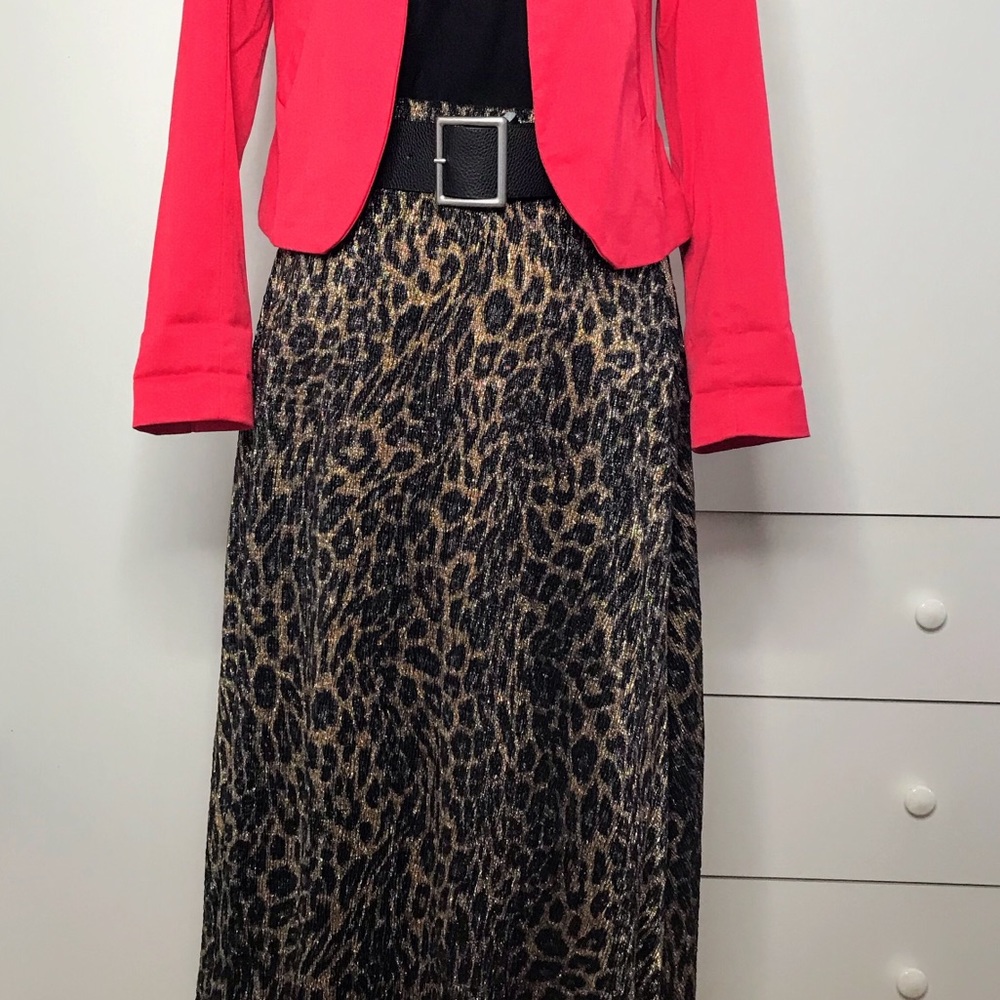Red blazer jacket - Picture 4 of 9